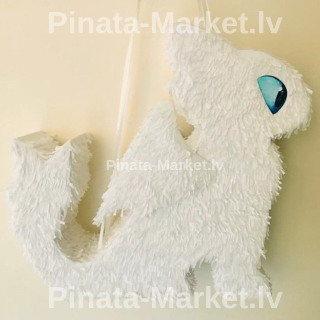 pinata toothles white dragon