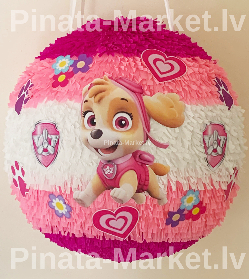 pinjata kur pirkt riga pinata paw patrol skye