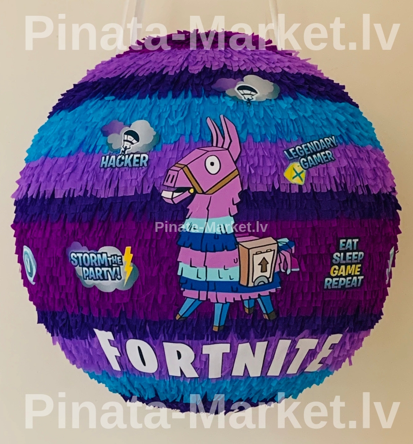 fortnite llama tematiskās ballītes pinata riga